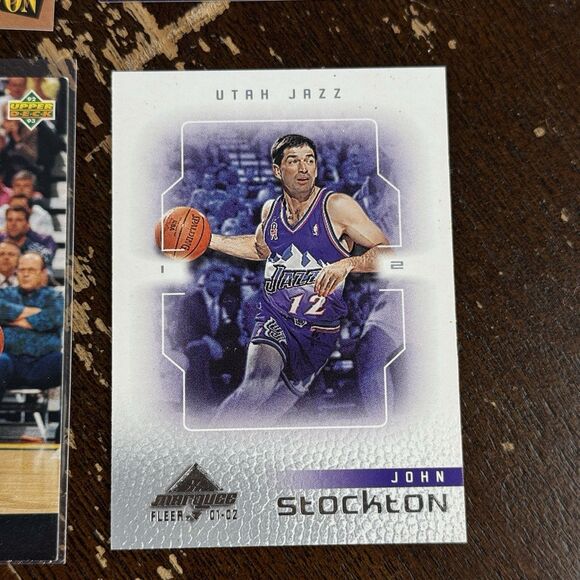 John Stockton 12 Card Lot NM Topps Orange UD USA Chrome Panini Prizm Honor Roll - Picture 13 of 13